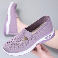Zapatos De Verano Para Mujer Transpirables De Malla Suela Antideslizante Casual Plataforma Ligera Slip on Para Caminar - details 4