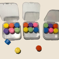 Juego Coreano Tradicional Gonggi 6 Piezas/Juego De Piedras De Juego Coloridas Juguetes Para Aliviar El Estrés Y Divertirse En Fiesta - details 4