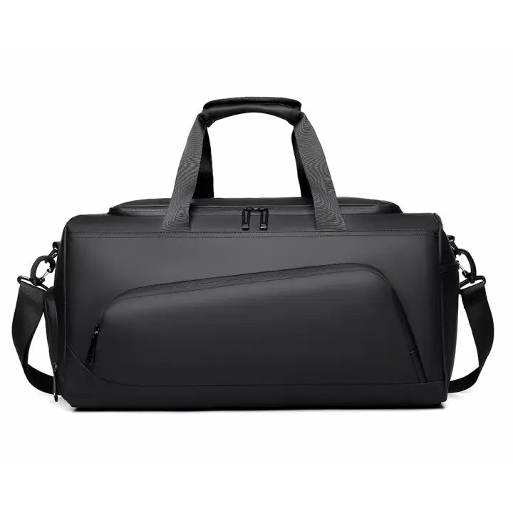 Bolsa de Deporte Bolsa Gimnasio para Hombre Mujer Grande Bolsa de Viaje con Zapatos y Compartimentos Húmedos Fin de Semana Viaje Bolsos Deportivos Fitness Gym - 1