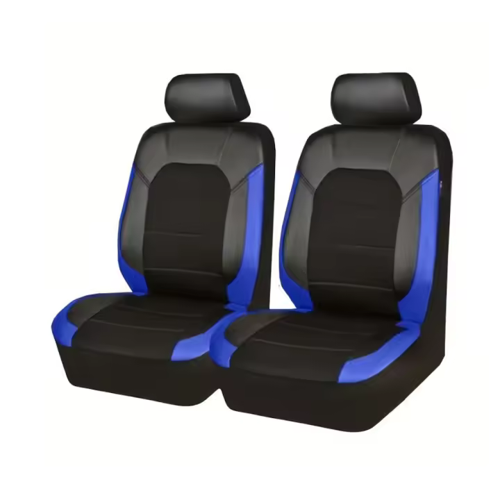 Funda universal para asiento de coche, funda de asiento de coche bordada de PU para todas las estaciones - 1