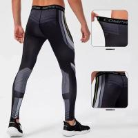 Pantalones De Compresión Para Hombre Deporte Leggings De Entrenamiento En El Gimnasio Trousers Skinny Tights Para Correr - details 8