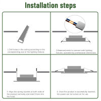 8PCS Lámpara De Techo LED 6W-24W AC100V-240V Sin Parpadeos Para Cocina Sala De Reuniones Y Dormitorio Lámpara De Downlight De Célula - details 13