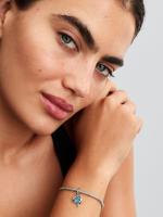 Pandora - Charm de Delfín de cristal de Murano Azul-Verano oceánico-Novedadad - details 3
