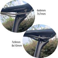 Bisagra De Bicicleta De Carbono Ultraligera Retroceso 20mm MTB/Ruta 150g 25.4 27.2 30.9 31.6 Piezas De Repuesto Para Sillín - details 3