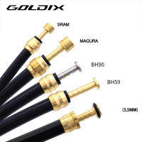 GOLDIX 20/50Pcs Conector De Aceite Para Freno De Disco Hidráulico De Bicicleta Punzón De Oliva De Acero Inoxidable Adecuado Para BH90 BH59 SRAM MAGURA - details 0
