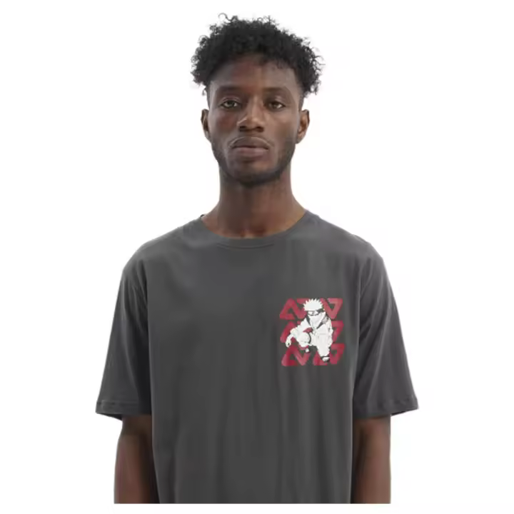 Camiseta de Manga Corta Hydroponic Naruto para unisex en color negro - 1
