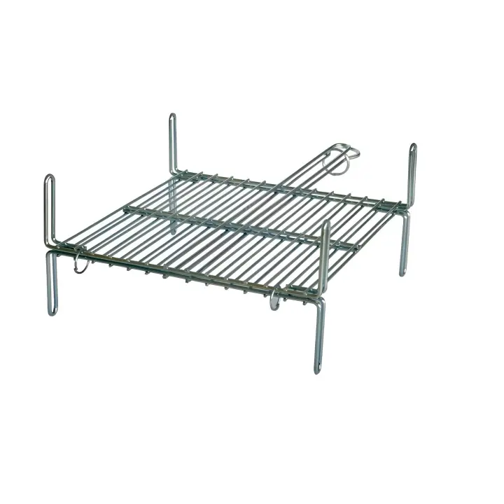 LILI HOME Parrilla Zincada para Barbacoa 50 x 50 / 45 x 45 / 40 x 40 - Disponibles en Múltiples Tamaños. Fabricadas con zinc para una mayor resistencia a la corrosión, estas parrillas son ideales para asar carnes, pescados y verduras en tu barbacoa. - 1