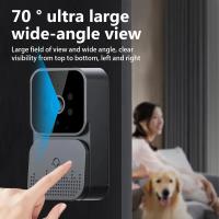 Timbre de Video Inalámbrico con Cámara 1080P Videoportero Inalámbrico with Pantalla IPS de 4,3 Pulgadas de Video,Audio Bidireccional,Visión Nocturna,70 ° Gran Angular,Conexión Bluetooth,No Requiere WiFi - details 5