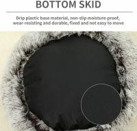 Cama De Gato Redonda De Peluche Suave Y Cálida Almohadilla Para Mascotas 2 En 1 Saco De Dormir Nido Para Pequeños Perros Y Gatos - details 7