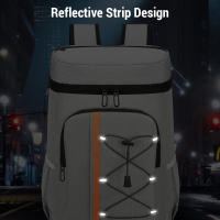 Mochila Frigorífica Aislada TOMSHOO Para Camping Y Picnics Con Aluminio Y Tela Oxford Resistente a Fugas Y Termoestable - details 11