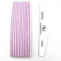 10 Pcs Archos De Uñas Profesionales Con Grados 100 150 180 240 Estilo Luna Herramientas De Arte Para Uñas De Gel Y Acrílico - details 2