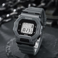 Reloj Deportivo Para Hombre YIKAZE Impermeable Con Pantalla LED Multifuncional Regalo Para Estudiantes Adventure Al Aire Libre - details 18