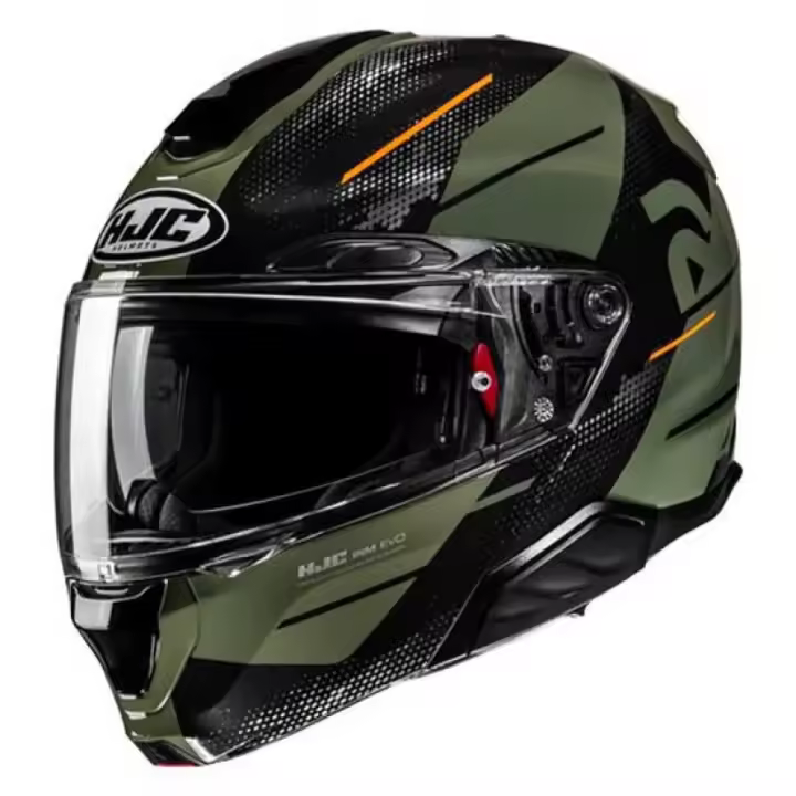 Hjc Casco Modular Rpha 91 Blat Verde Adulto - 1