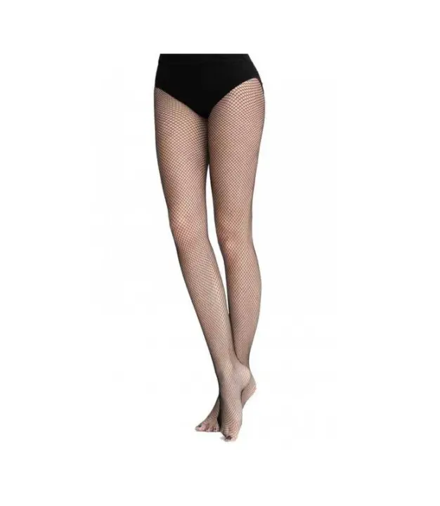 Medias Rejilla Negra Cuadro Mediano Flirt Talla Única REF34 - 1