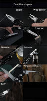 Alicates Multifuncionales Mini Herramienta De Acero Plegable Alicates De Emergencia Para Exteriores Y Hogar Portátil Con Cuchillo Y Uso Múltiple - details 3