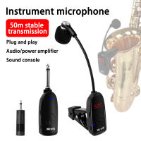 Amplificador De Instrumentos Sin Fiwres Para Saxofón Trompeta Trombón Microfono Wireless Transmisor Receptor Profesional - details 1