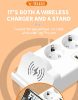 Adaptador de corriente de la UE with Puerto USB y Fuente de Alimentación independientes, cable de extensión de 2 m y función de carga - details 1