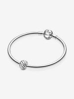 Pandora - Charm with clip de Plumas puladas-Plata de Lei - details 2