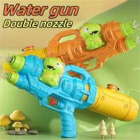 Juguete De Agua Unicornio Y Dinosaurio Con Dos Boquillas Juguete De Agua Para Niños Pistola De Agua De Dibujos Animados Juguete De Piscina Para Verano Tipo Presión - details 1