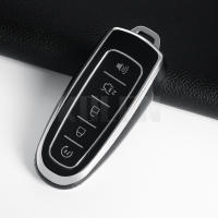 Funda De Llave De Coche TPU Para Ford Focus Edge Explorer Expedition C-Max Escape Flex Accesorios De Protección De Llave Con Cadena - details 2