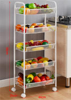 Estante de almacenaje para cocina ,Torre deslizante , estante para baño, organizador de ahorro de espacio , con ruedas GIRA para frutas y verduras,FRUTERO - details 1