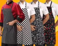 Delantal De Cocina Para Hombres Y Mujeres Estilo Simple Con 2 Bolsillos Para Restaurante BBQ Y Servicio En Barra Material De Lona Sin Mangas - details 0