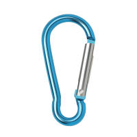 Llavero De Aluminio Carabiner Para Camping Al Aire Libre Y Escalada Kit De 5/10/50/100 Piezas Abrazadera De Botella De Agua Clip De Llave Accesorios De Escalada - details 5
