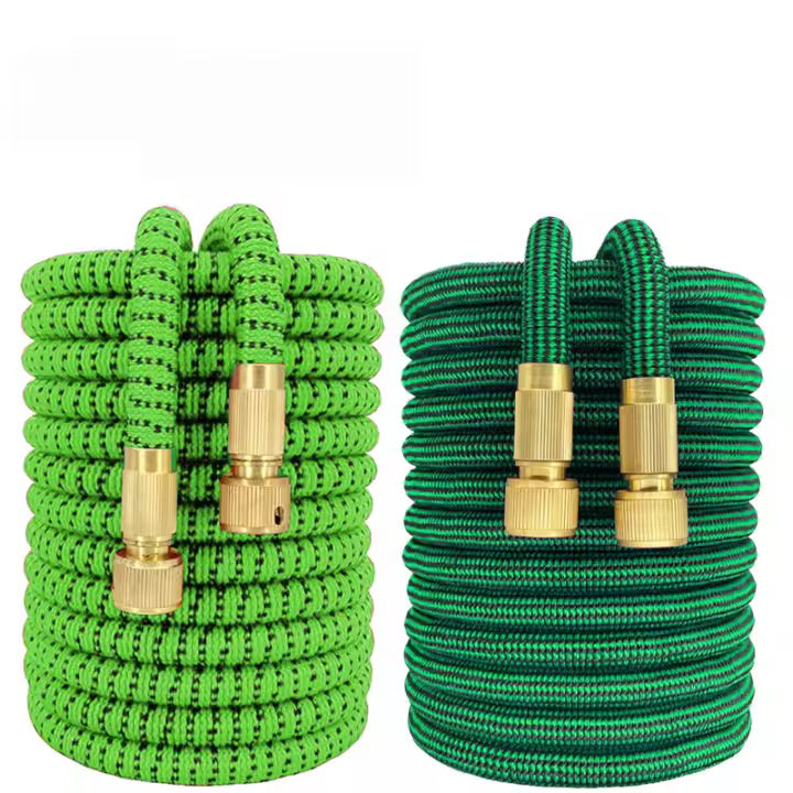 Manguera Flexible Y Expansible 25-150FT Para Jardín Y Hogar Alta Presión Para Riego De Granja Lavar Coches Tubos De Agua - 1