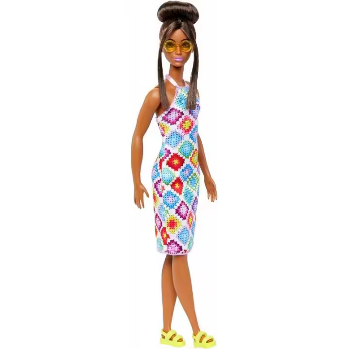 BARBIE FASHIONISTA CROCHET AFROAMERICANA DE MATTEL - 1