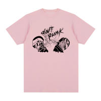 Camiseta Daft Punk Hombreras Altas De Algodón Para Hombres Y Mujeres Camiseta De Música Electrónica Tributo Unisex - details 6