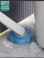 Cepillo De Limpieza Para Inodoro Desechable Con Soporte Y 18 Cabezas De Repuesto Desechables Herramientas De Baño Multifuncionales - details 0