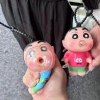 Mochila De Peluche Crayon Shin Chan Colgante De Banda Sonora De Anime Para Niños Y Niñas Juguetes De Descompresión Lindos Regalo De Vacaciones - details 3