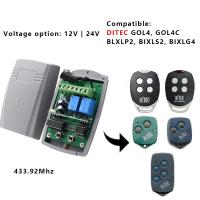 Receptor De Control Remoto Para Puerta De Garage Universal 2CH Compatible Con ERREKA ACM CAME DEA DOORHAN AT-4 MOTORLINE DITEC 433mhz Código Rollo Fijo - details 2