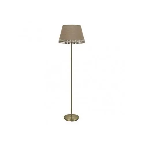 FABRILAMP Lámpara de Pie Ada Cuero/Arena 163x40x40 Cm - Diseño Elegante - 1