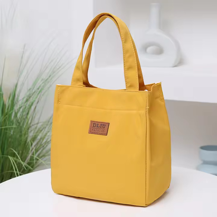 Bolsa De Almuerzo Grande Con Aislamiento De Aluminio Para Trabajo Bolso De Mano Superior Y Práctico - 1