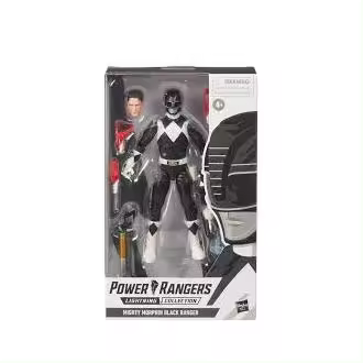 Power Rangers Lightning Collection Figura Mighty Morphin Black Ranger 15 cm - 1
