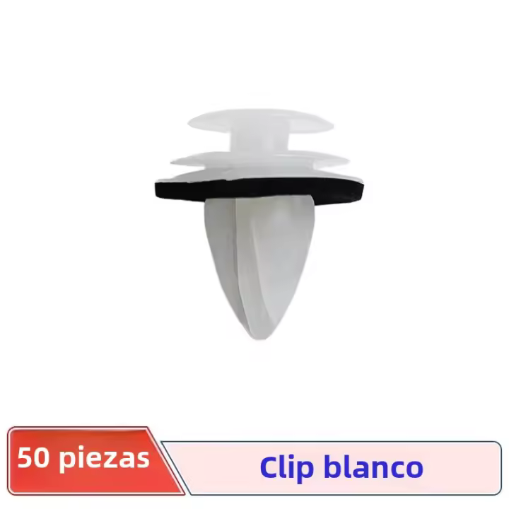 50-100pcs Clips De Nylon Verde Para Puerta De Coche Almohadilla De Parachoques Hebilla De Auto Retenedor De Vehículo Clavija Automotriz Piezas De Auto - 1