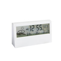 Termómetro Higrómetro Multifuncional LED Estación Climática Electrónica Para El Hogar Con Alarma De Reloj Medidor De Temperatura Y Humedad - details 8