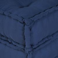 Pouffe Modular vidaXL Índigo 70x70x36 Tela - details 5