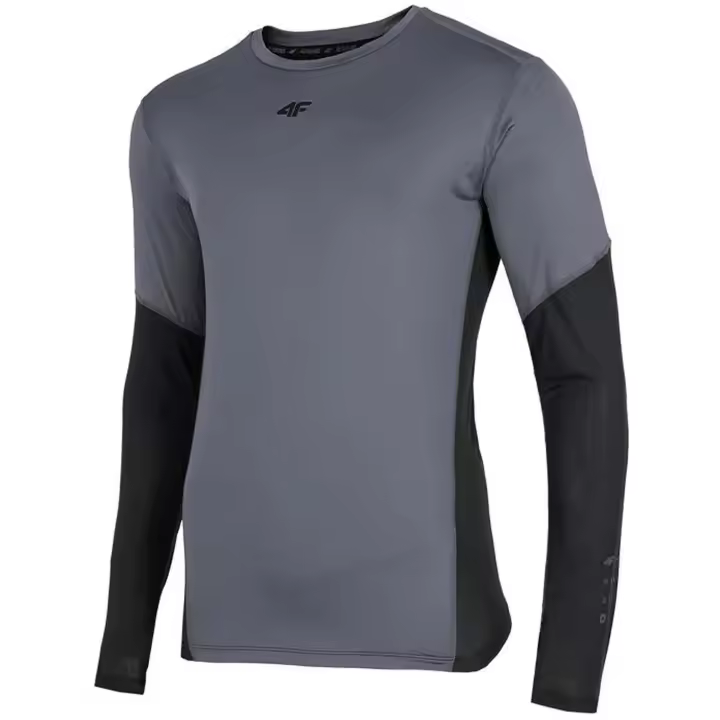 Camiseta de Manga Larga 4F  para hombre en color gris - 1