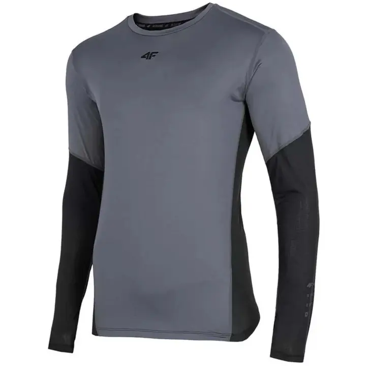 Camiseta de Manga Larga 4F  para hombre en color gris - 1