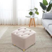 Taburete Pequeño Taburete Depósito Acolchado Estable Alfadillas Inferios Silencioso Otomano Reposaiés para Amatamento Casa Sofá Sala de estar - details 1