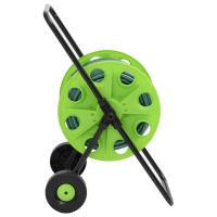 vidaXL Carrete de manguera con set de racores PVC verde 0,75" 20 m - details 2