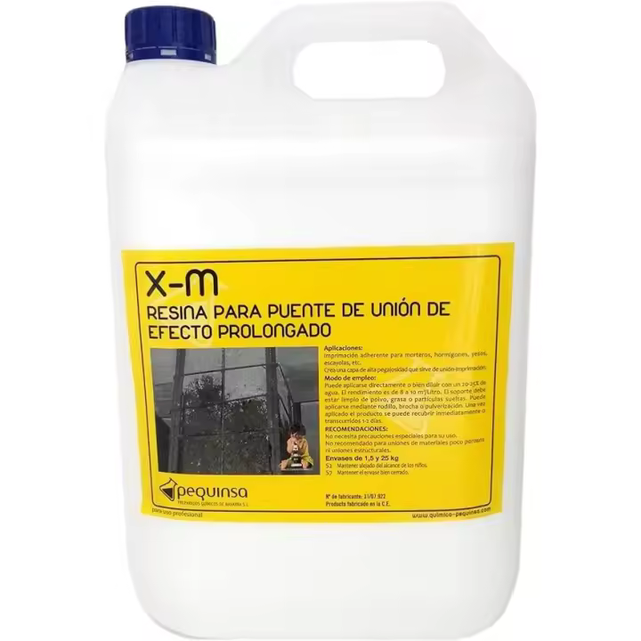Resina de puente de unión, latex para unión de cemento/mortero nuevo con viejo. Envase 5 L. - 1
