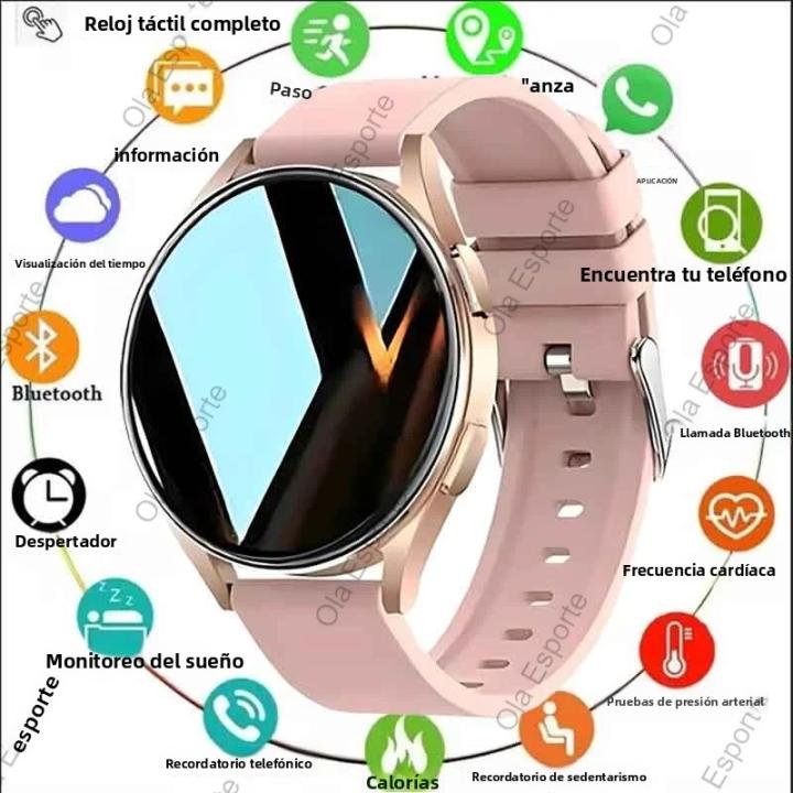 Smartwatch Bluetooth 1.39 Pulgadas Llamadas Deportivas Y Salud 6 Monitoreo De Salud Y Fitness Para Hombres Y Mujeres Compatible Con Android E iOS