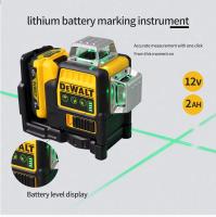 Nivel De Láser DEWALT DW089LG Auto Nivelado 12 Líneas 3 X 360 Grados Banda Verde Batería Li-Ion 12V Máximas Lasers - details 5
