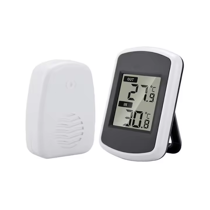 Estación meteorológica digital termómetro interior al aire libre con sensor inalámbrico - 1