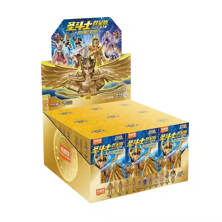 Figura De Acción Coleccionable BLOKEES Original Saint Seiya Aiolos Shura Sagittarius Seiya Gold GALAXY VERSION Juguete Para Adultos Y Niños Regalo De Navidad Anime - 1