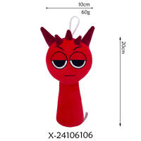 Sprunki Peluche 9.6" Juguete De Videojuegos Y Dibujos Animados Para Niños Y Niñas Suave Animal De Peluche Cojín Muñeca Regalos Para Fanáticos - details 2