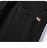 Pantalones Casuales Para Hombre Invierno Terciopelo Grueso Cálido Ajustados Estilo Recto Elásticos Pantalones Largos Para Jóvenes - details 19